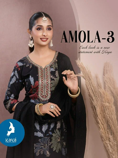 Amola Vol 3 By Kaya Vatican Printed Kurti With Bottom Dupatta Exporters In India